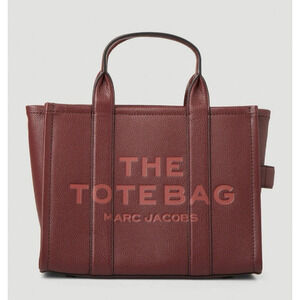Marc Jacobs "The Tote Bag" Mini Leather Burgundy Handbag Crossbody Used